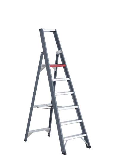 Afbeeldingen van Altrex enkel oploopbare trap Falco - 6 treden 