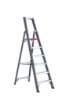 Afbeeldingen van Enkel oploopbare trap - aluminium (gecoat)