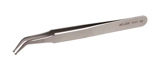Afbeeldingen van Bahco SMD pincet 120mm 45 graden grijphoek, ontspiegeld