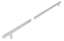 Afbeeldingen van Siro Meubelgreep metaal - boorafstand 784mm/L 863mm/H 32mm/B 12mm chroom glanzend 