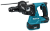 Afbeeldingen van Makita combihamer DHR243Z - 18V - zonder accu's, lader en stofafzuiging, met twee verwisselbare boorkoppen in doos