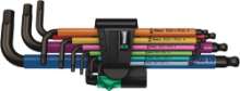 Afbeeldingen van Wera Stiftsleutelset kogelkop metrisch 950/9 SB BlackLaser Multicolour 1