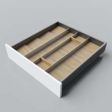 Afbeeldingen van Blum Bestekindeling voor kruidenpotjes Legrabox - corpusbreedte 550-600 diepte 600mm - fineer eiken/aluminium OL.EA6060S3BEST