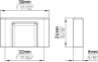 Afbeeldingen van Siro Meubelgreep metaal - boorafstand 32mm/L 40mm/H 24mm/B 8mm - aluminium 