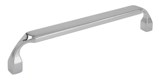 Afbeeldingen van Siro Meubelgreep metaal - boorafstand 160mm/L 170mm/H 31mm/B 15mm chroom glanzend 