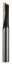 Afbeeldingen van Makita groeffrees - Ø6x19mm - schacht Ø6mm 1 beitel