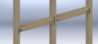 Afbeeldingen van GB raamkruis - 130x11x2mm - zink magnesium