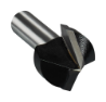 Afbeeldingen van Makita V-groeffrees - Ø19x16mm 90° - schacht Ø8mm 2 beitels