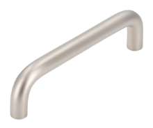 Afbeeldingen van Siro Meubelgreep metaal - boorafstand 96mm/L 106mm/H 29mm/B 10mm nikkel mat 