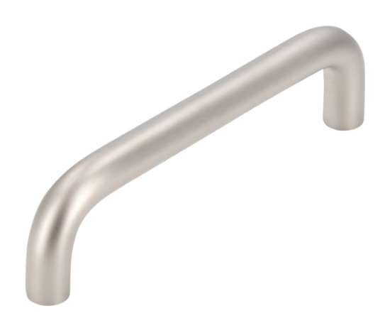 Afbeeldingen van Siro Meubelgreep metaal - boorafstand 96mm/L 106mm/H 29mm/B 10mm nikkel mat 