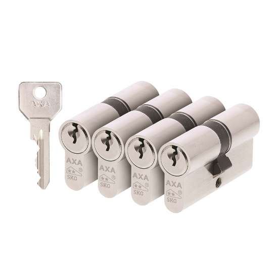 Afbeeldingen van AXA Dubbele veiligheidscilinder Security 30-30 (4x)