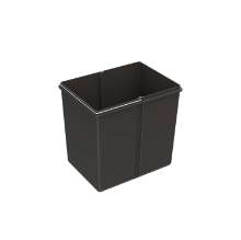 Afbeeldingen van Hettich Emmer 16 l, kunststof, antraciet, B x T x H 225 x 304 x 295 mm, voor afvalsysteem Bin.it Smart