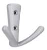 Afbeeldingen van Siro Kapstokhaak metaal - boorafstand 25mm/L 71mm/H 40mm/B 76mm - aluminium 
