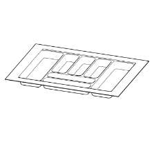 Afbeeldingen van Hettich OrgaTray 440, wit, 441 - 520 / 601 - 700