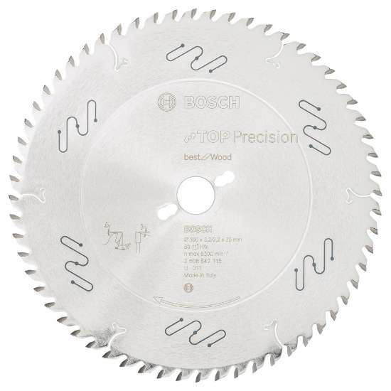 Afbeeldingen van Bosch Cirkelzaagblad Top Precision Best for Wood