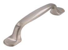 Afbeeldingen van Siro Meubelgreep metaal - boorafstand 96mm/L 133mm/H 24mm/B 20mm - RVS effect 