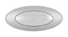Afbeeldingen van Siro Meubelgreep kunststof - boorafstand 32mm/L 55mm/H 25mm/B 25mm - aluminium/chroom 