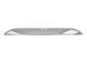 Afbeeldingen van Siro Sierschild metaal - boorafstand 15mm/L 35mm/H 3mm/B 25mm chroom glanzend 