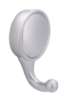 Afbeeldingen van Siro Kapstokhaak metaal - boorafstand 23mm/L 64mm/H 32mm/B 40mm - chroom mat 