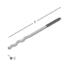 Afbeeldingen van GB UNI-slagspouwanker - Ø4x130mm SL 4,6x35mm - RVS 316 O.G.