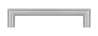 Afbeeldingen van Siro Meubelgreep metaal - boorafstand 128mm/L 140mm/H 32mm/B 12mm - RVS 