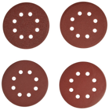 Afbeeldingen van Makita schuurschijf set D-77229 - 125mm korrel 60-120-240-320 - 20 stuks 