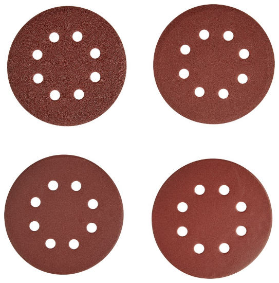 Afbeeldingen van Makita schuurschijf set D-77229 - 125mm korrel 60-120-240-320 - 20 stuks 