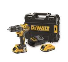Afbeeldingen van DeWalt schroefboormachine DCD791D2-QW - 460 Watt 18V XR 2x2.0Ah accu - inclusief lader in TSTAK koffer