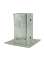 Afbeeldingen van GB paalhouder met plaat - 71x71x150x2mm - thermisch verzinkt