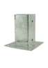 Afbeeldingen van GB paalhouder met plaat - 71x71x150x2mm - thermisch verzinkt