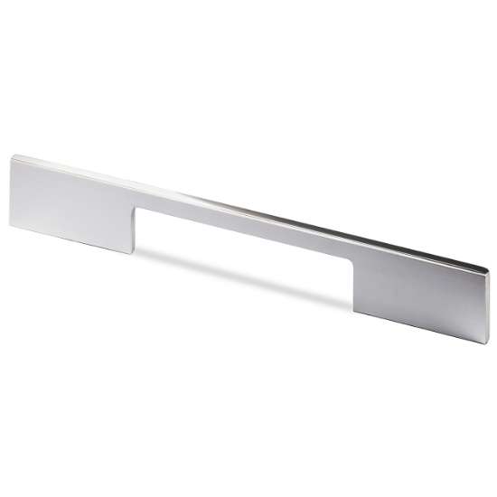 Afbeeldingen van Hettich Greep Velitra, boorafstand 360 / 416 mm, L 472 mm, B 7 mm, H 34 mm, glans verchroomd