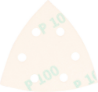 Afbeeldingen van Kelfort schuurvel delta 96mm rood 10st.