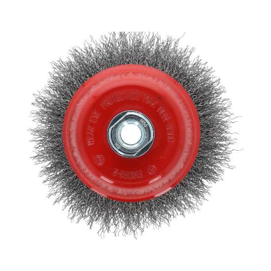 Afbeeldingen van Flexovit Komstaaldraadborstel - Ø100mm M14 - draaddikte 0.3mm