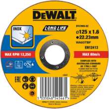 Afbeeldingen van DeWALT Doorslijpschijf inox DT43906