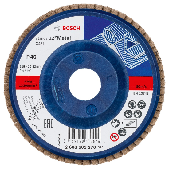 Afbeeldingen van Bosch Lamellenschuurschijf X431, Standard for Metal