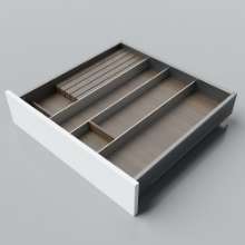 Afbeeldingen van Blum Bestekindeling voor messen Legrabox - corpusbreedte 550-600 diepte 550mm - notenhout/aluminium OL.NA5560S2BEST