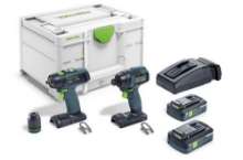 Afbeeldingen van Festool Slagschroevendraaier en Schroefboormachine TID 18 HPC4,0 I-Set T18