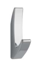 Afbeeldingen van Siro Kapstokhaak metaal - boorafstand 32mm/L 81mm/H 40mm/B 15mm chroom glanzend 