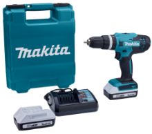 Afbeeldingen van Makita boor-/schroefmachine HP488DWAE - 18V 2x 2.0Ah accu's - Inclusief lader in koffer 