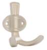 Afbeeldingen van Siro Kapstokhaak metaal - boorafstand 32mm/L 76mm/H 45mm/B 67mm - nikkel mat 