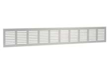 Afbeeldingen van Alum. ventilatiestrip  500x 80mm blank gean.