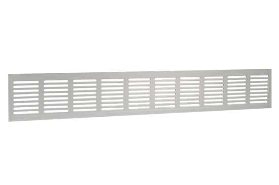 Afbeeldingen van Alum. ventilatiestrip  500x 80mm blank gean.
