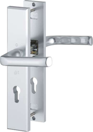 Afbeeldingen van Hoppe Inbraakwerend deurkrukgarnituur aluminium London 113/2235/2214 - PC72 - F1