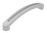 Afbeeldingen van Siro Meubelgreep kunststof - boorafstand 128mm/L 142,2mm/H 27mm/B 14mm - aluminium 