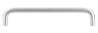 Afbeeldingen van Siro Meubelgreep metaal - boorafstand 128mm/L 136mm/H 27mm/B 8mm chroom mat 
