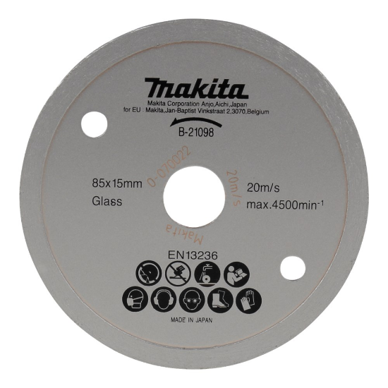 Afbeeldingen van Makita Diamantsch. 85X15X1,8 Gls/Mar B-21098