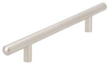 Afbeeldingen van Siro Meubelgreep metaal - boorafstand 128mm/L 208mm/H 32mm/B 12mm nikkel mat 