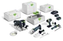 Afbeeldingen van Festool combo-set HKC55/TPC18/AGC18/TB 137