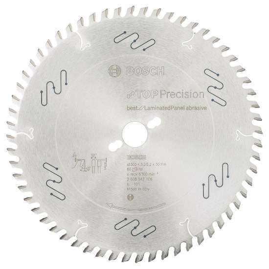 Afbeeldingen van Bosch Cirkelzaagblad Top Precision Best for Laminated Panel Abrasive