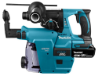 Afbeeldingen van Makita Combihamer met stofafzuiging DHR242RTJW - 18v 2x 5,0Ah li-on accu - inclusief snellader in Mbox 